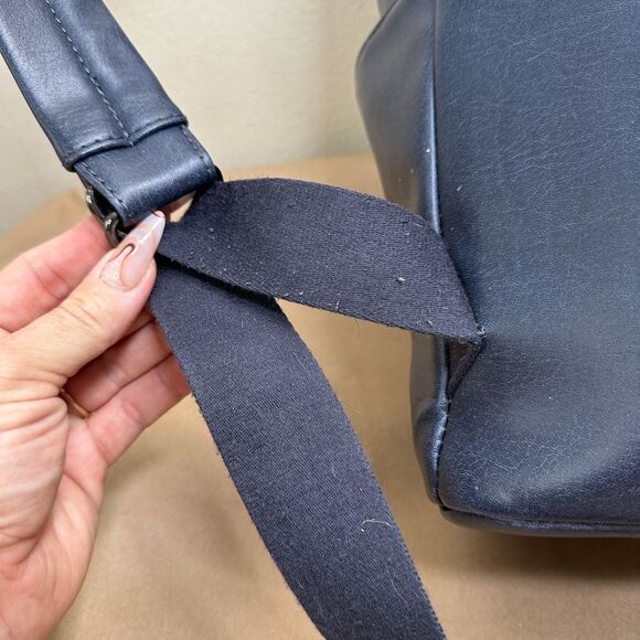 Matt & Nat Vegan Leather Backpack - Navy Blue - Picture 9 of 16